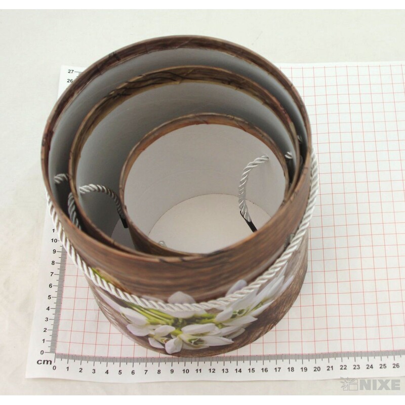 KVĚTINOVÝ BOX MIX 3ks pr. 12x11cm 15x14cm 17x16cm*