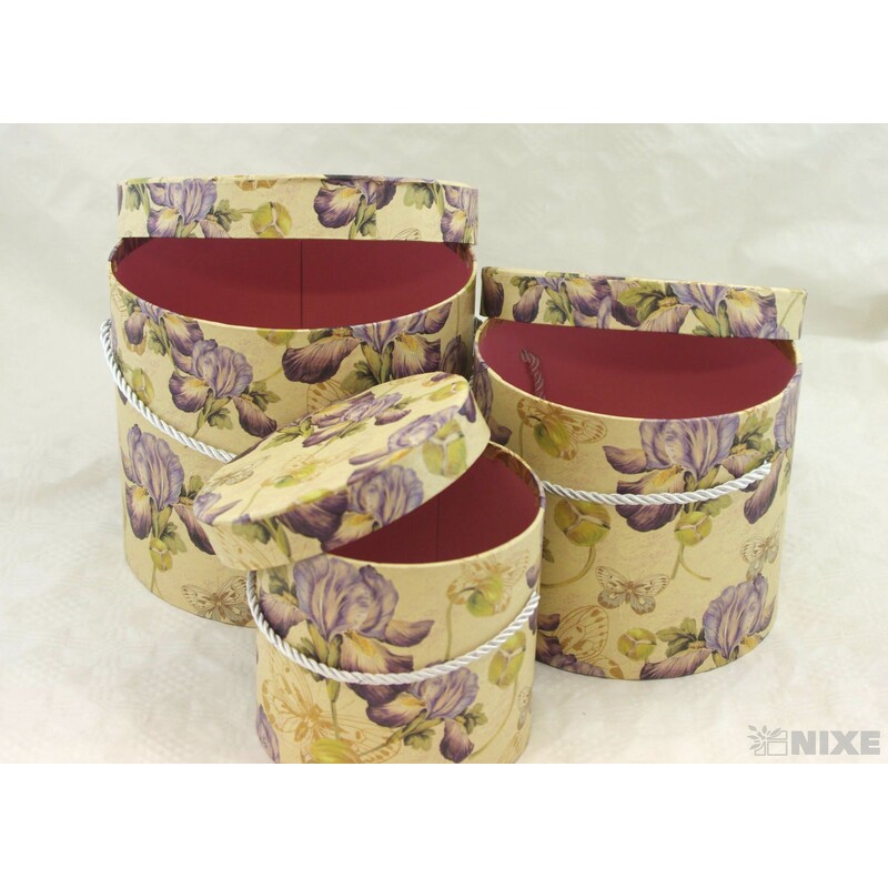 KVĚTINOVÝ BOX MIX 3ks pr. 12x12cm 16x14cm 19x16cm*