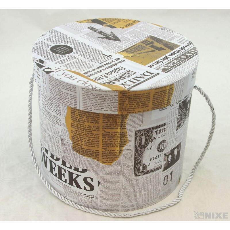 KVĚTINOVÝ BOX NOVINY 3ks pr. 19x16cm 16x14 13x12*