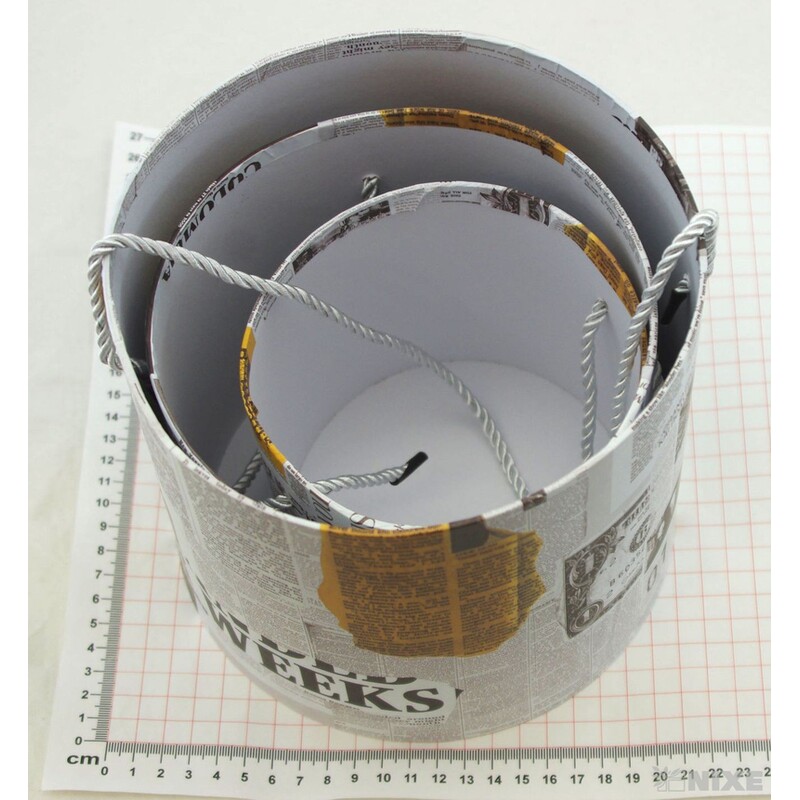 KVĚTINOVÝ BOX NOVINY 3ks pr. 19x16cm 16x14 13x12*