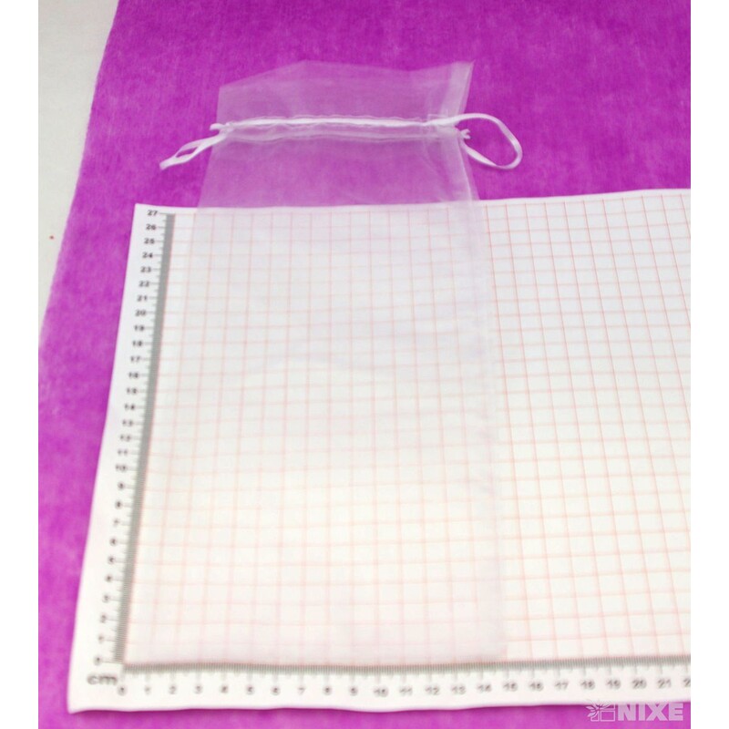 SÁČEK ORGANZA 15x37cm*BÍLÁ