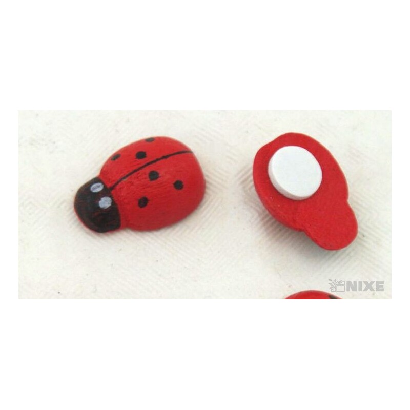 BERUŠKA NALEPOVACÍ 1,5cm 24ks*ČERVENÁ