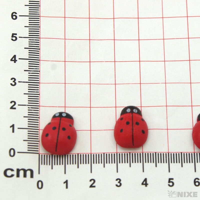 BERUŠKA NALEPOVACÍ 1,5cm 24ks*ČERVENÁ