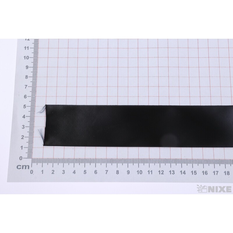 SATÉNOVÁ STUHA TTR JS 38mmx100m*ČERNÁ BLACK