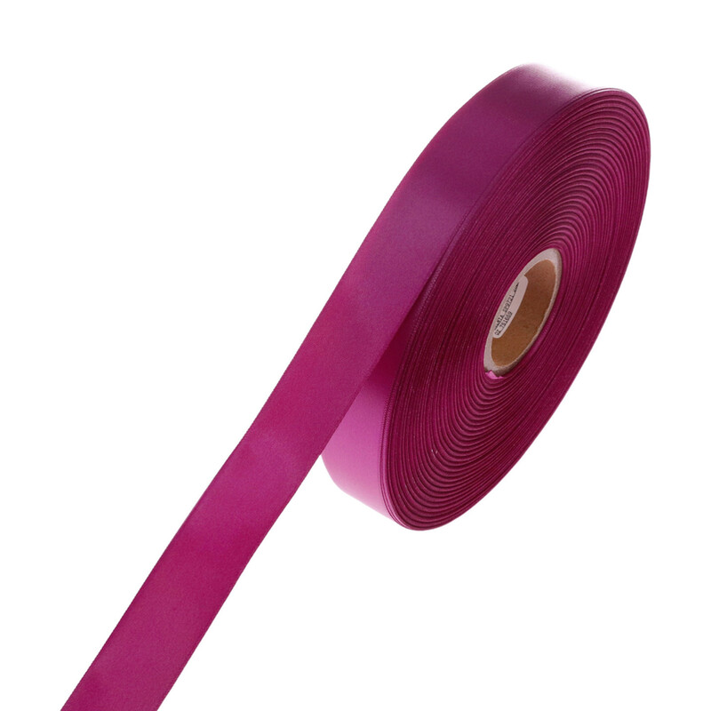 SATÉNOVÁ STUHA TTR JS 25mmx100m*VÍNOVÁ MAGENTA