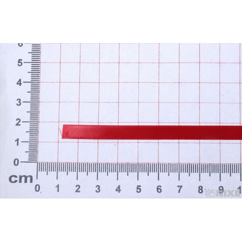 SATÉNOVÁ STUHA TTR DS 07mmx25m*ČERVENÁ RED