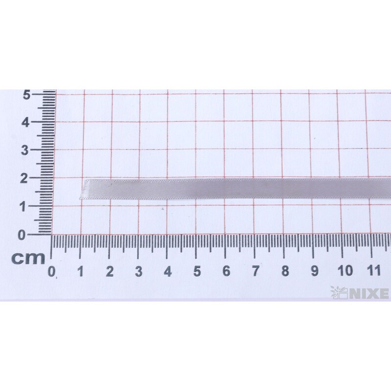 SATÉNOVÁ STUHA TTR DS 07mmx25m*STŘÍBRNÁ SILVER