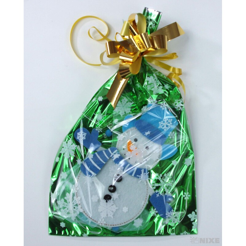 20x35cm VÁNICE B SÁČEK*ZELENÁ-BÍLÁ