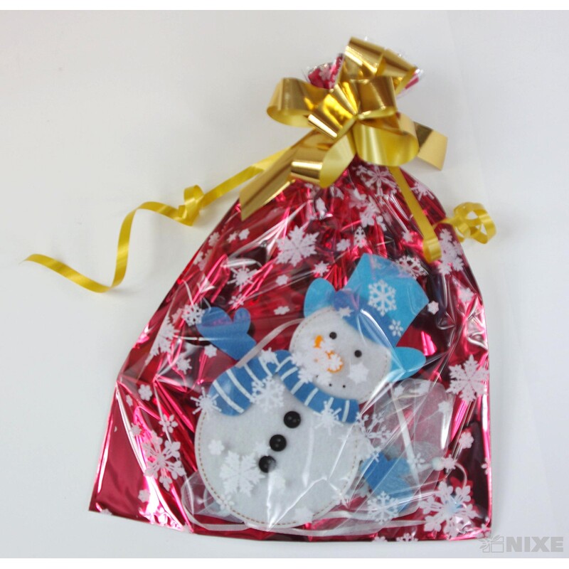 25x35cm VÁNICE B SÁČEK*ČERVENÁ+BÍLÁ