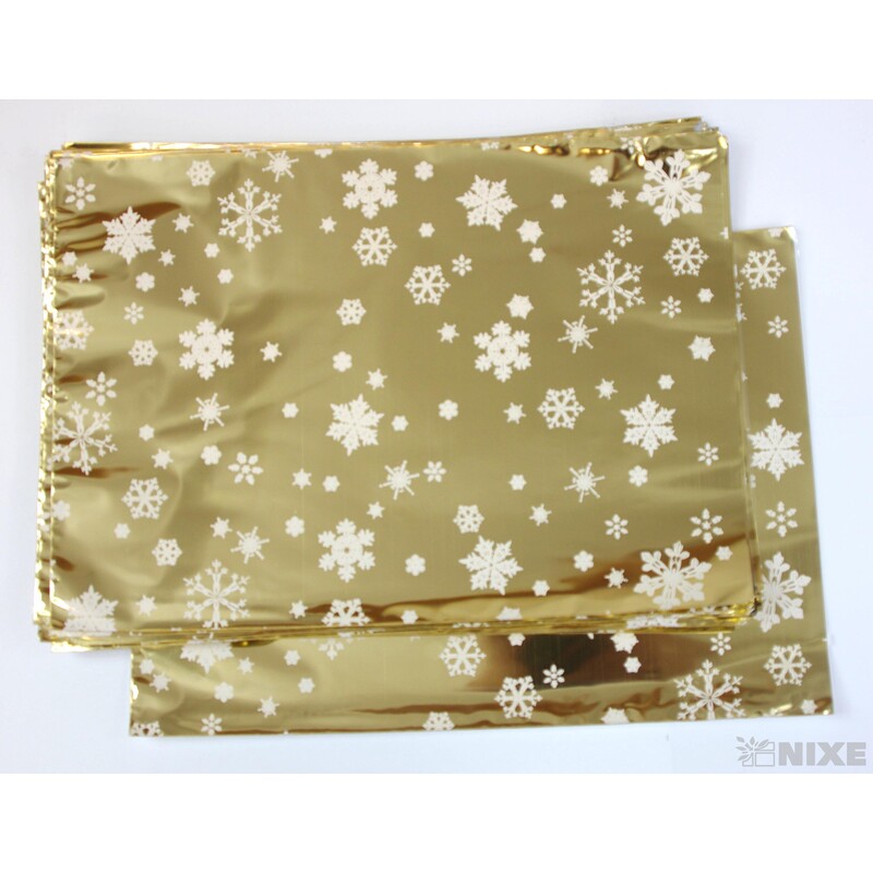 25x35cm VÁNICE B SÁČEK*ZLATÁ+BÍLÁ