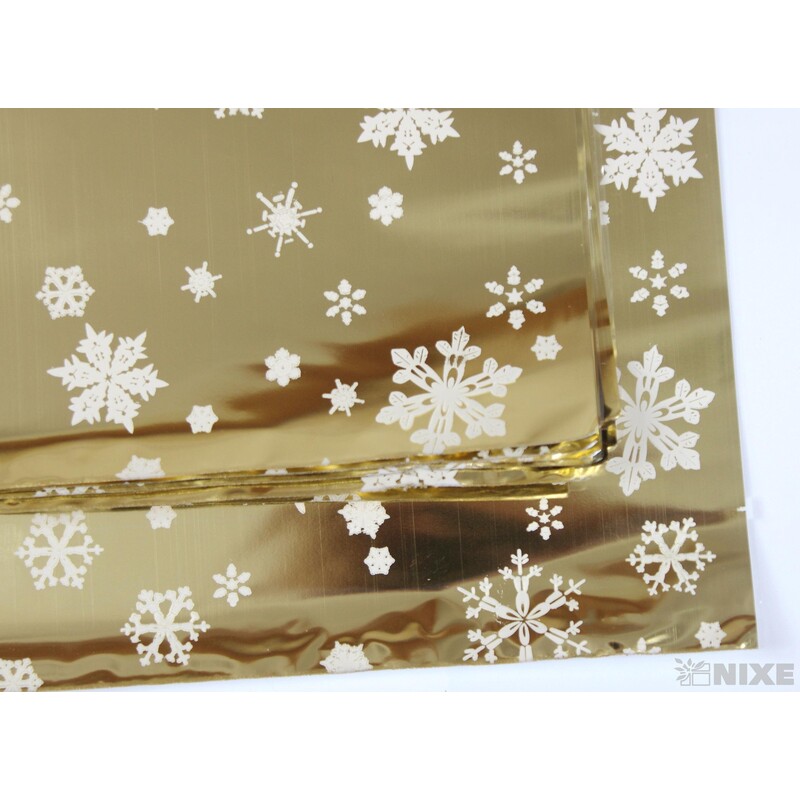 25x35cm VÁNICE B SÁČEK*ZLATÁ+BÍLÁ