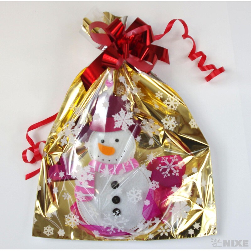 25x35cm VÁNICE B SÁČEK*ZLATÁ+BÍLÁ