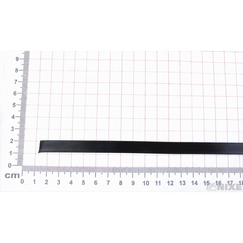 SATÉNOVÁ STUHA TTR DS 10mmx100m*ČERNÁ BLACK