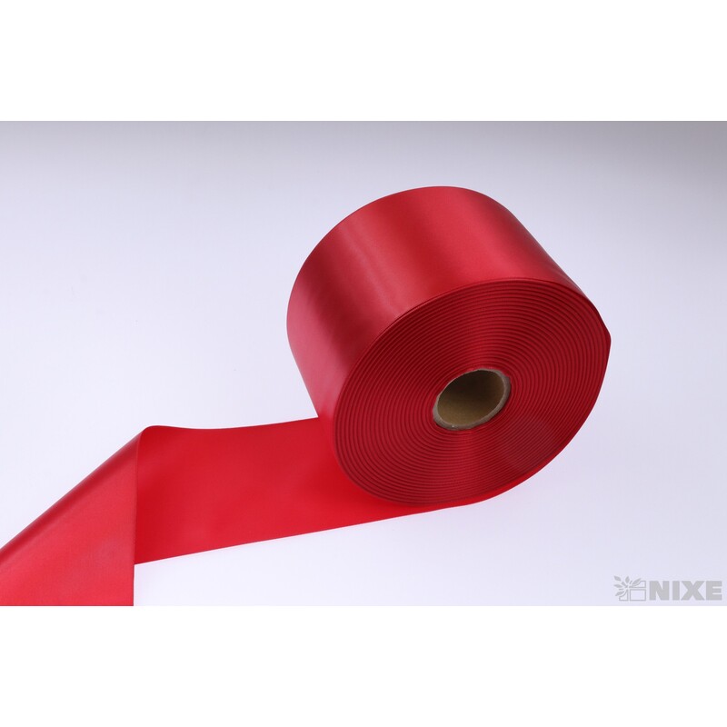 SATÉNOVÁ STUHA TTR JS 100mmx100m*ČERVENÁ RED
