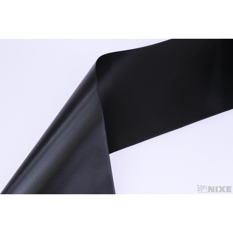 SATÉNOVÁ STUHA TTR JS 100mmx100m*ČERNÁ BLACK