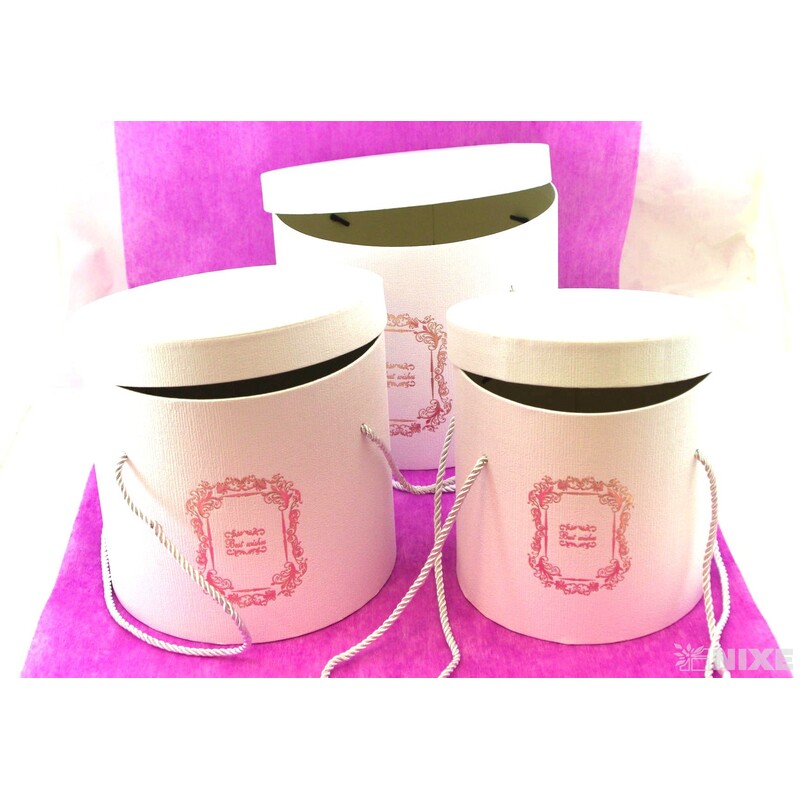 KVĚTINOVÝ BOX pr. 24x19cm 21x18 18x17*MIX BAREV