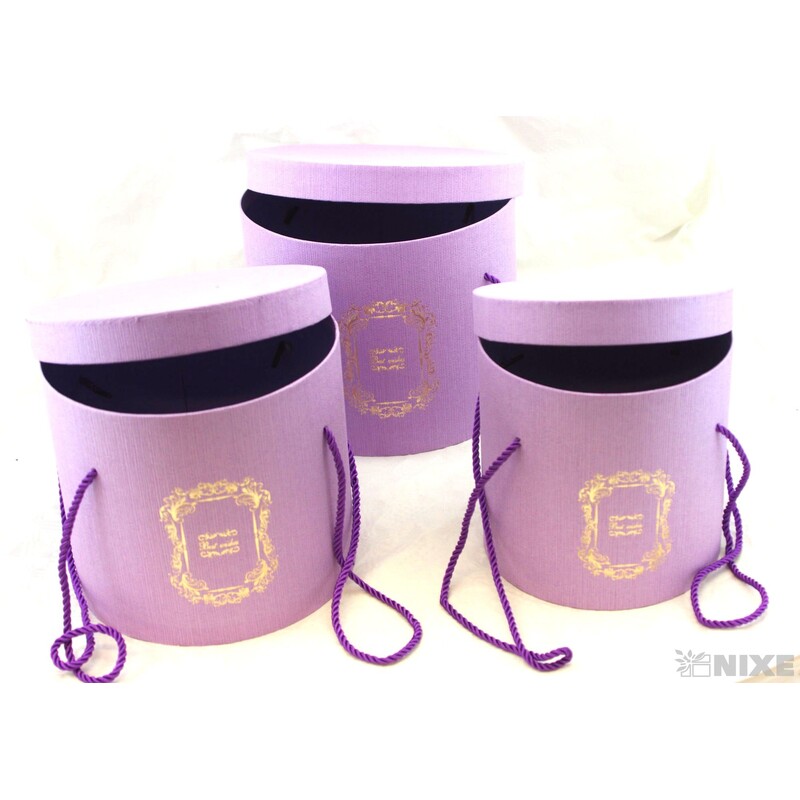 KVĚTINOVÝ BOX pr. 24x19cm 21x18 18x17*MIX BAREV