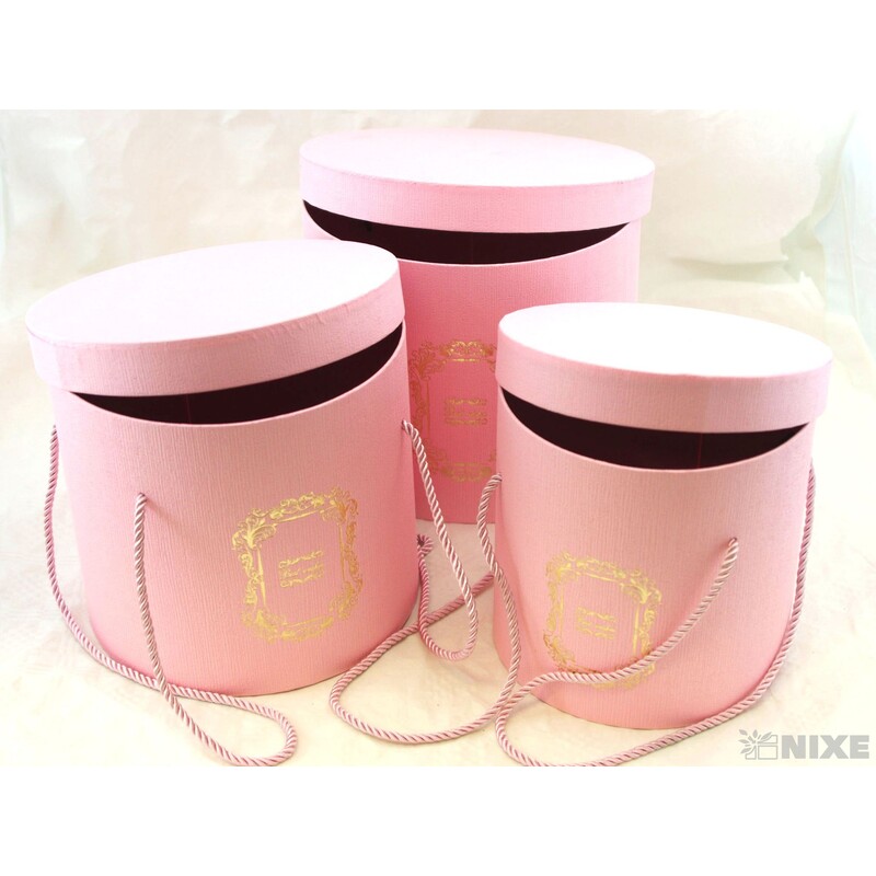 KVĚTINOVÝ BOX pr. 24x19cm 21x18 18x17*MIX BAREV