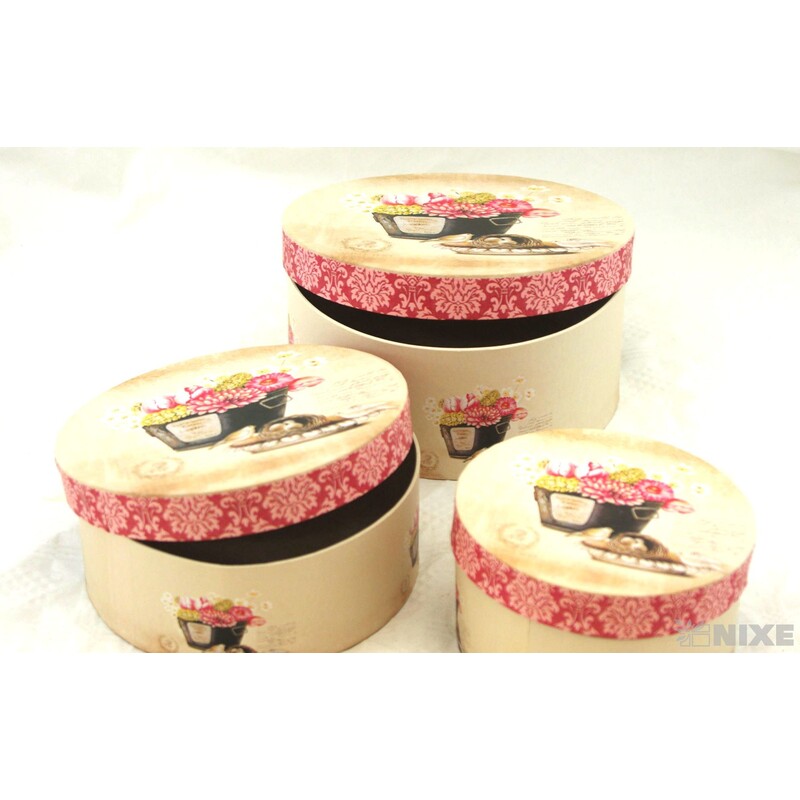 KVĚTINOVÝ BOX MIX pr. 19x8cm 16x6,5 13x5*