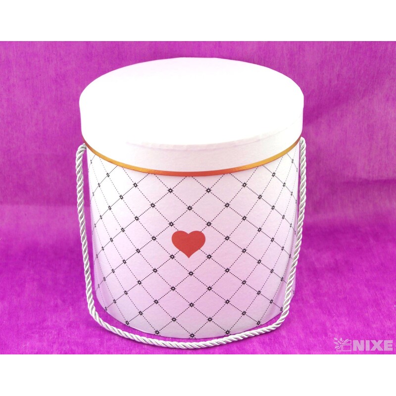 KVĚTINOVÝ BOX 3ks pr. 19x18cm 16x16 14x14*BÍLÁ