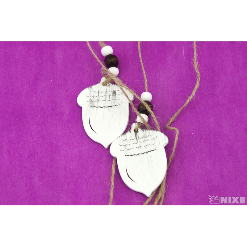 ZÁVĚS VEVERKA 12x50cm*BÍLÁ