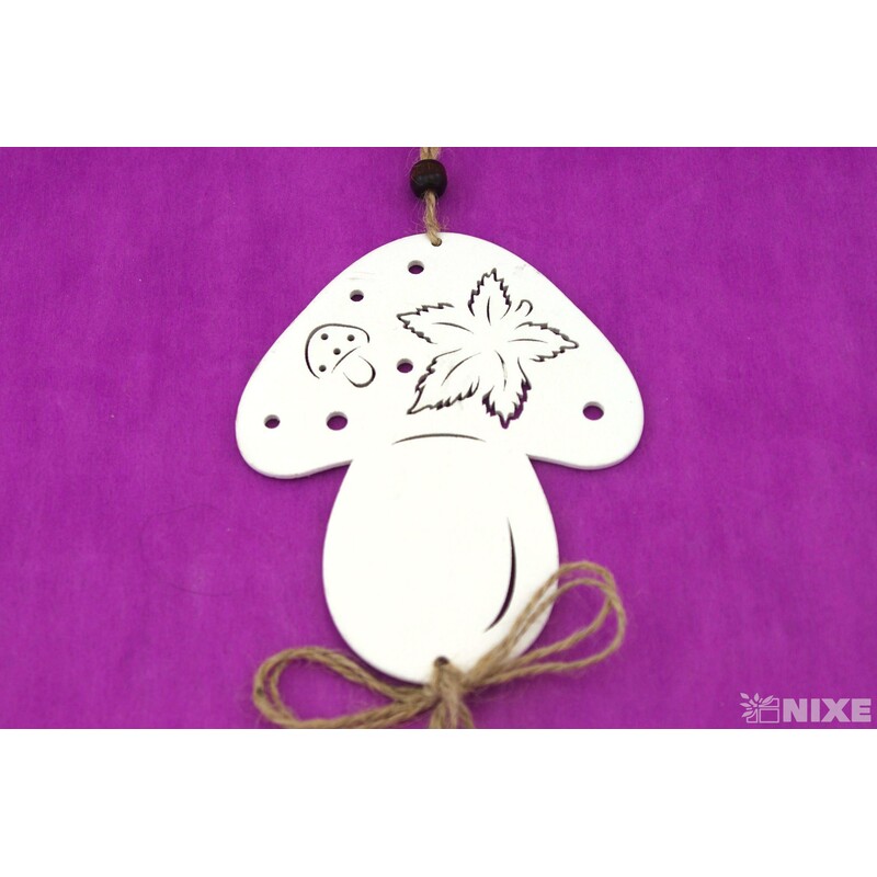 ZÁVĚS HŘÍBEK 14x50cm*BÍLÁ