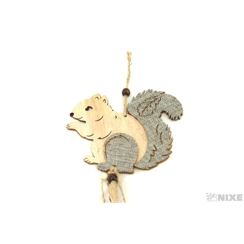 ZÁVĚS VEVERKA 13x50cm*MIX BAREV