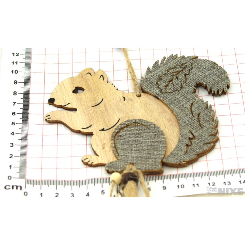 ZÁVĚS VEVERKA 13x50cm*MIX BAREV