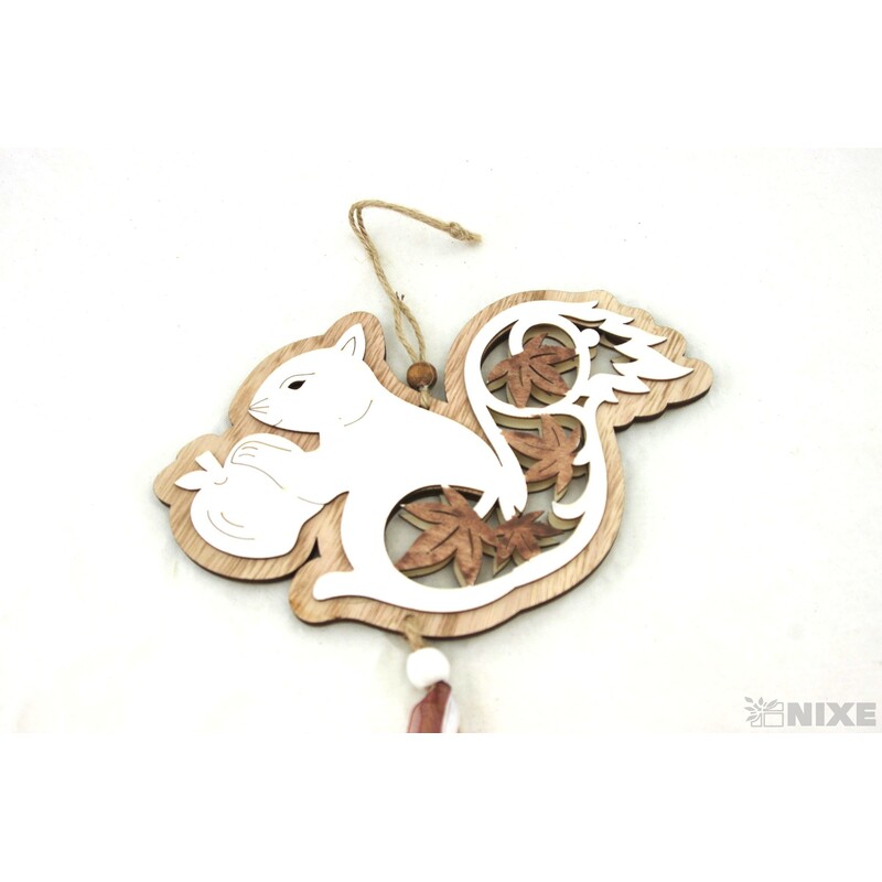 ZÁVĚS VEVERKA 19x50cm*PŘÍRODNÍ