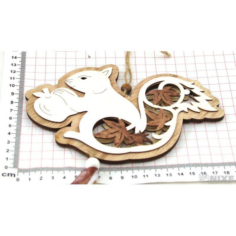 ZÁVĚS VEVERKA 19x50cm*PŘÍRODNÍ