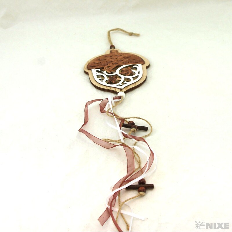 ZÁVĚS HŘÍBEK 15x50cm*PŘÍRODNÍ