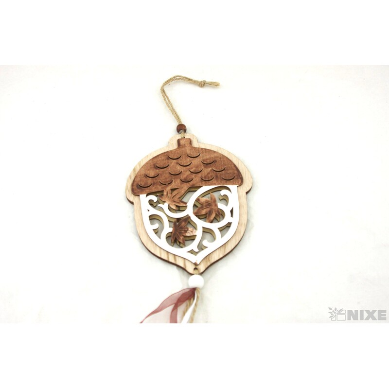 ZÁVĚS HŘÍBEK 15x50cm*PŘÍRODNÍ