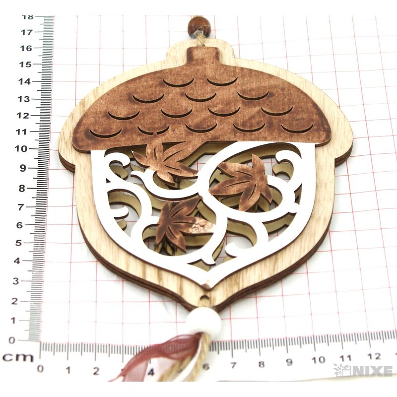 ZÁVĚS HŘÍBEK 15x50cm*PŘÍRODNÍ