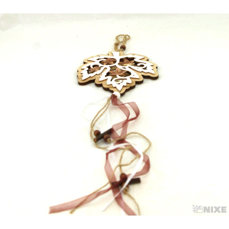 ZÁVĚS LIST 16x50cm*PŘÍRODNÍ