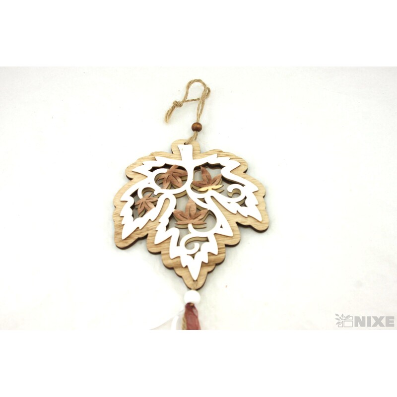 ZÁVĚS LIST 16x50cm*PŘÍRODNÍ