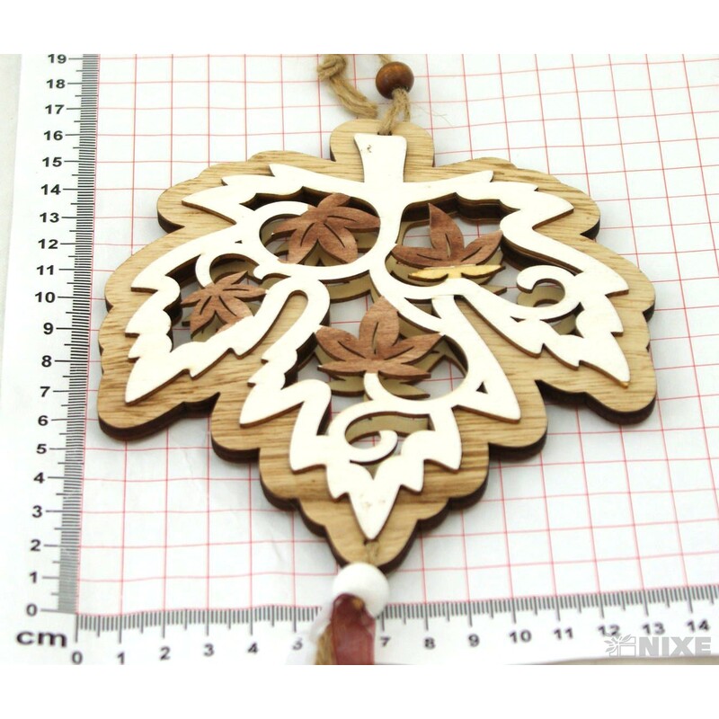 ZÁVĚS LIST 16x50cm*PŘÍRODNÍ