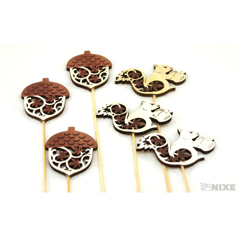 ZÁPICH VEVERKA+ŽALUD 7x23cm 6ks*PRÍRODNÍ