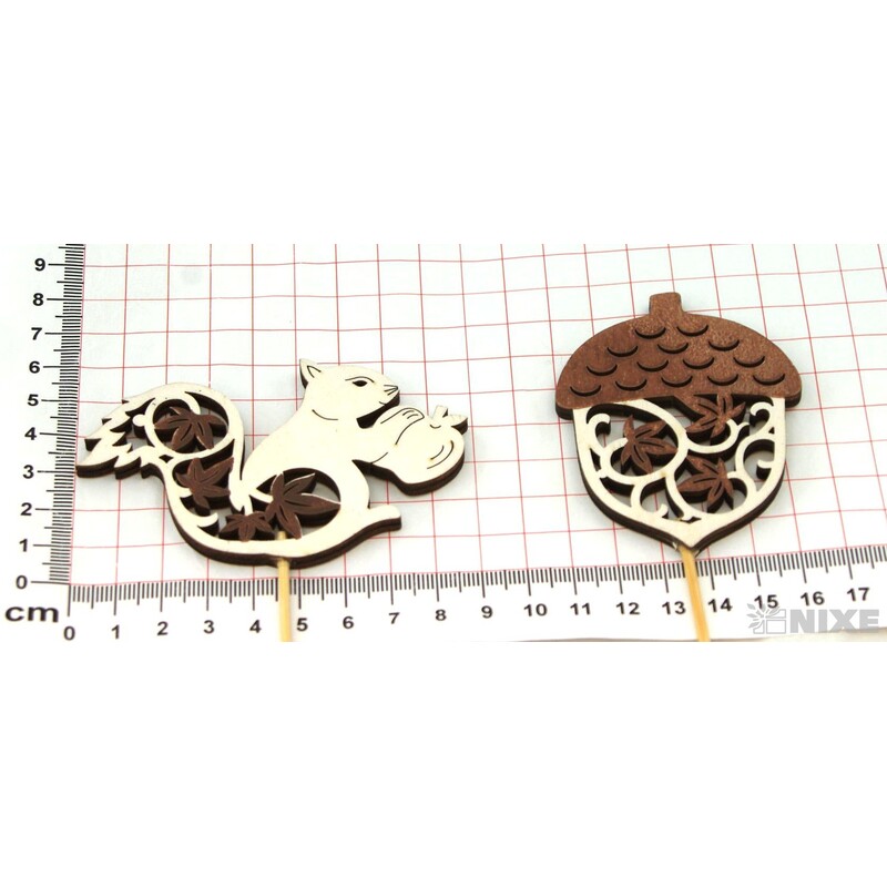 ZÁPICH VEVERKA+ŽALUD 7x23cm 6ks*PRÍRODNÍ