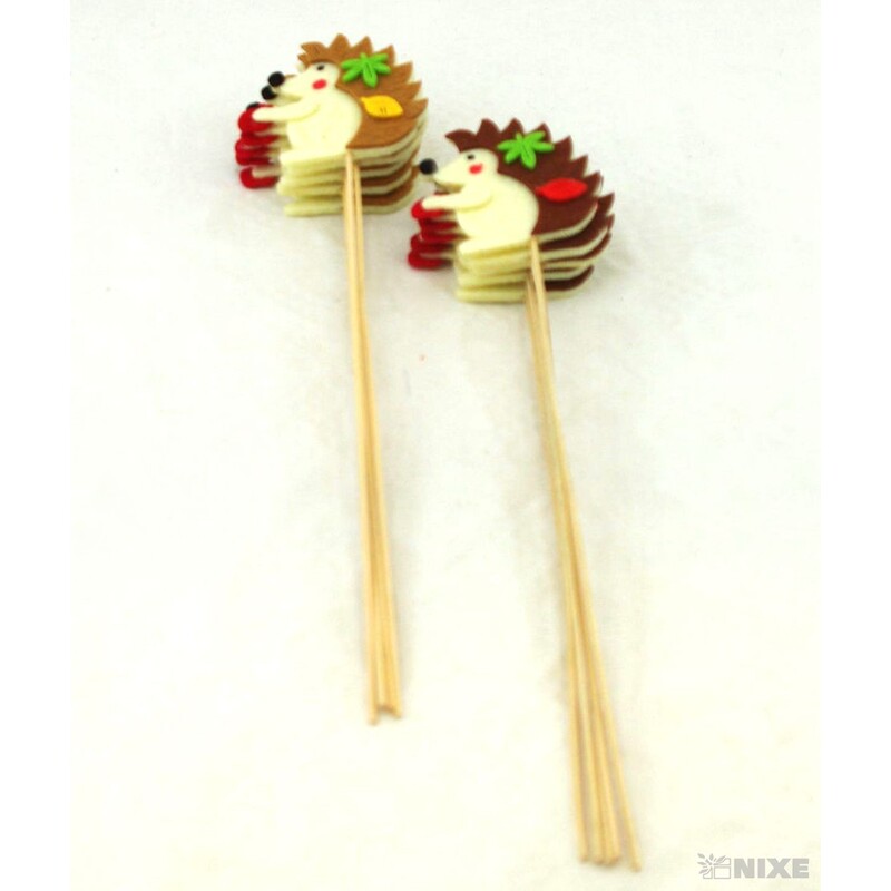 ZÁPICH FILC JEŽEK 6x30x6cm 10ks*MIX BAREV