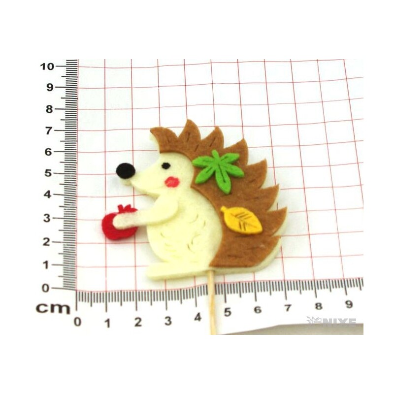 ZÁPICH FILC JEŽEK 6x30x6cm 10ks*MIX BAREV