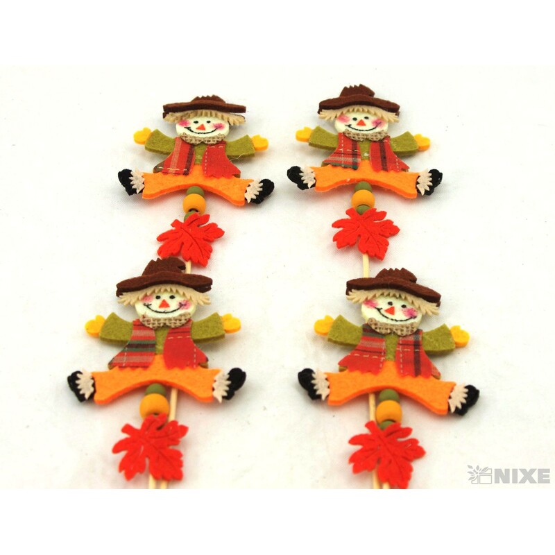 ZÁPICH FILC STRAŠÁK 8x30x6cm 4ks*MIX BAREV