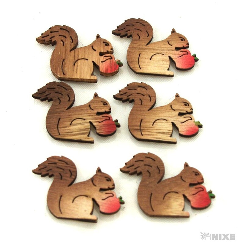 PODZIM NALEPOVACÍ MIX 3x3cm 6ks*