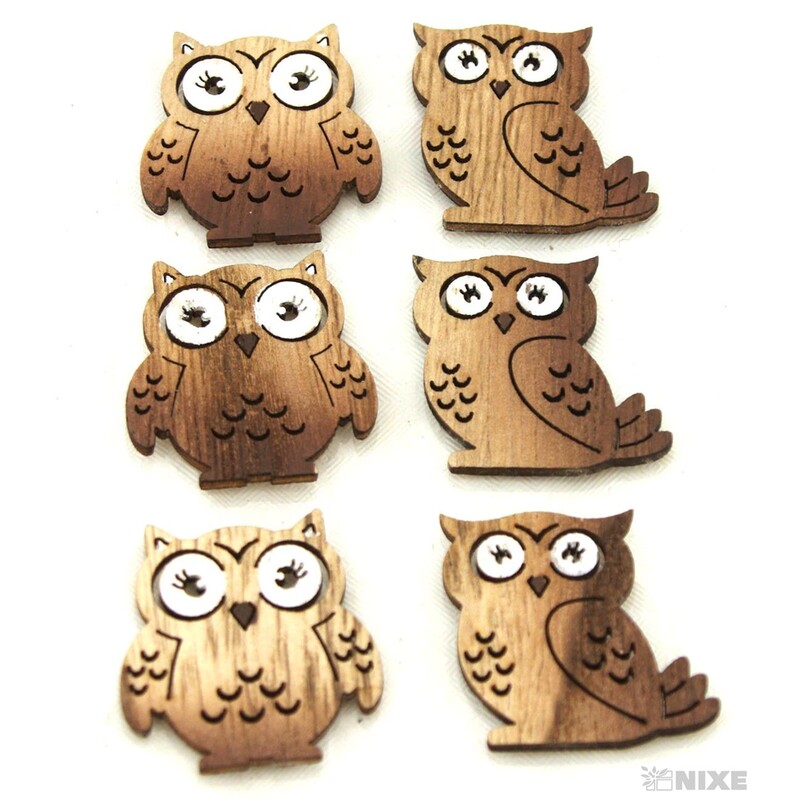 PODZIM NALEPOVACÍ MIX 3x3cm 6ks*