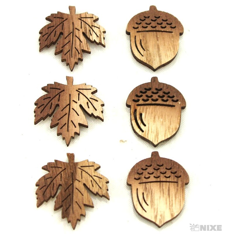 PODZIM NALEPOVACÍ MIX 3x3cm 6ks*