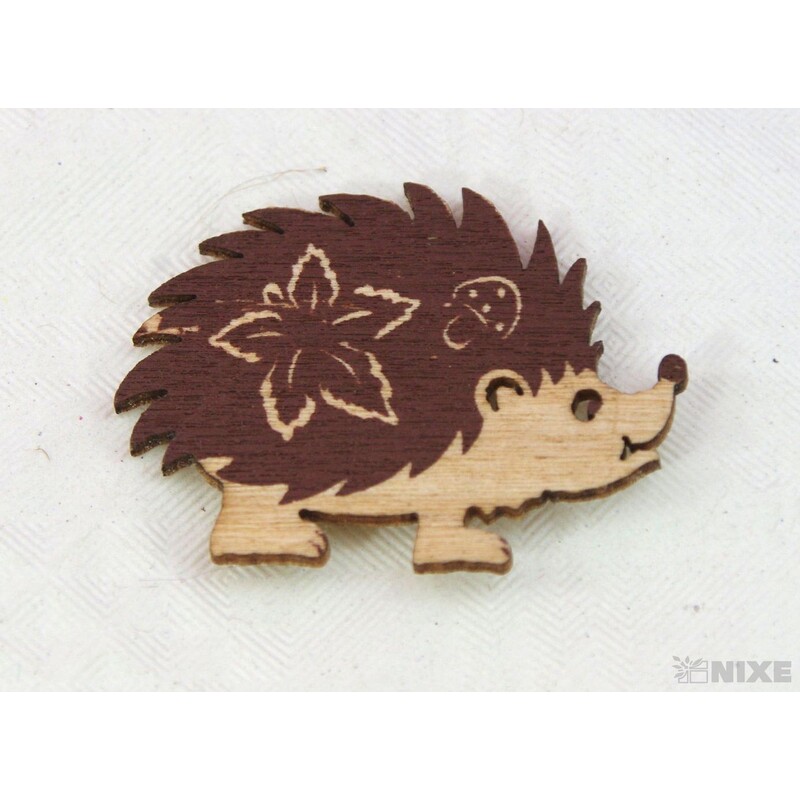 PODZIM NALEPOVACÍ 4x3cm 6ks*PŘÍRODNÍ