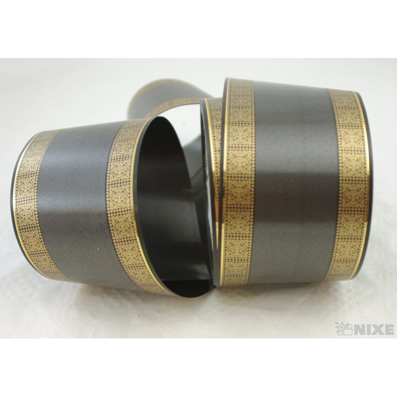 POHŘEBNÍ PÁSEK 80mmx50yd TISK*ŠEDÁ TM.