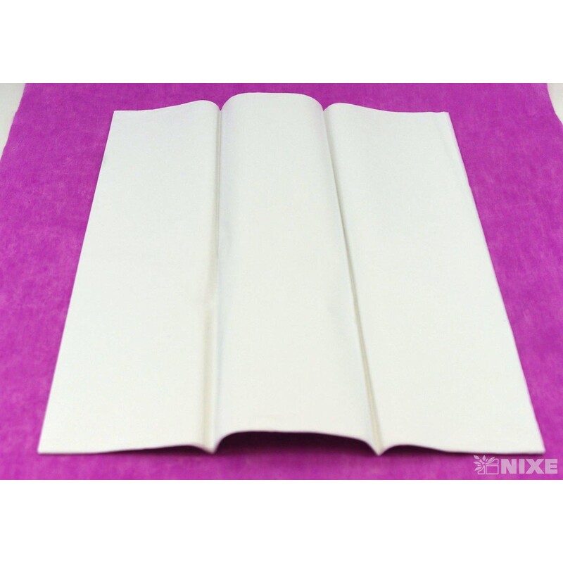 ARCH PAPÍR HEDVÁBNÝ 65x50cm 10ks*BÍLÁ