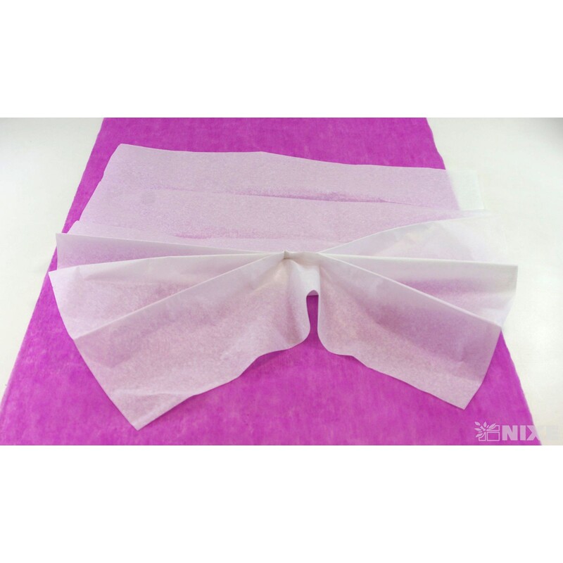 ARCH PAPÍR HEDVÁBNÝ 65x50cm 10ks*BÍLÁ