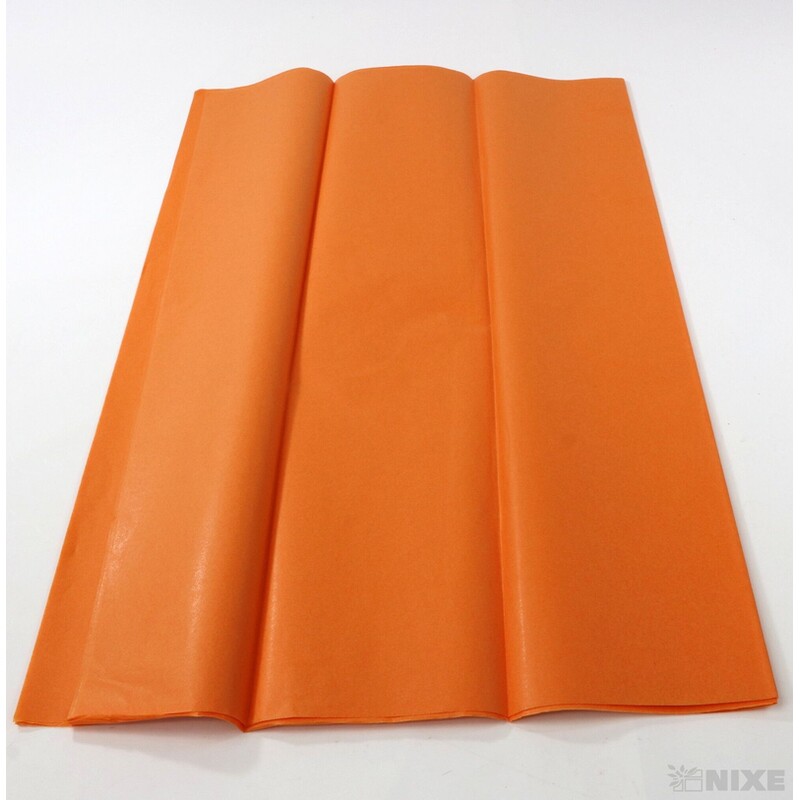 ARCH PAPÍR HEDVÁBNÝ 65x50cm 10ks*ORANŽOVÁ