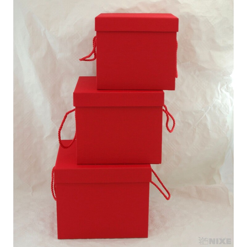 KRABICE 19x16cm 17x21 15x16*MIX BAREV